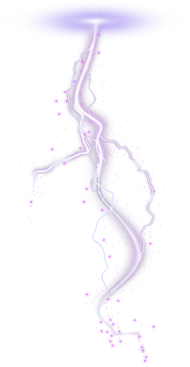 Purple lightning